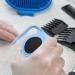 Pulunto Dog Comb Set for Pets - 4-Piece Fur Care Kit - Knot Remover Brush & Trimmer for All Sizes - Black - Buy Online on GoSupps.com