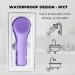 Lumiglow Facial Cleanser Electric Facial Cleansing Brush Lumiglow Electric Face Washer Waterproof Rechargeable Silicone Face Washer IPX7 Waterproof Purple - Buy Online on GoSupps.com