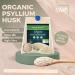 Organic Psyllium Husk Powder (250g) | Premium | 99% Purity | 50+ Servings | High Strength | High in Fibre | Gluten-Free | Perfect for Baking by Organic Wonders Organic Psyllium Husk 250 Servings (Pack of 1) - Buy Online on GoSupps.com