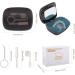Dentures Retainer Case with Vent Holes & Mirror - Double Layer Portable Orthodontic Box for Travel - Aligner Storage (Black) - Buy Online on GoSupps.com