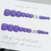 Glossy Square Fake Toe Nails - 24Pcs Purple Silver Sequin Design | Full Cover Acrylic Toe Nails for Women and Girls - Buy Online on GoSupps.com