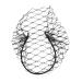 Minkissy Black Fascinator Veil - Gothic Bird Cage Headdress for Bride Wedding & Masquerade Ball - Buy Online on GoSupps.com