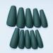 Yheakne 24-Piece Long Coffin Ballerina Green Matt French Artificial Nails for Women & Girls - Punk Luxury Clipping - Buy Online on GoSupps.com