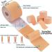 RooRuns Elastic Kinesiology Tape - Hypoallergenic Waterproof K Tape for Sports & Weightlifting (2 Rolls) - International Shipping - Buy Online on GoSupps.com
