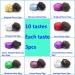 LWXLJMJZC -Yunnan Pu'er Tea Mini Tuo Cha 30 Pieces (10 Flavors * 3 Pieces) Pu-erh Tea China (Fermented and Unfermented) - Buy Online on GoSupps.com