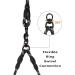 DDSCOLOUR Double Dog Leash Coupler No Tangle 360 Swivel Reflective Double Lead Dual Two Dog Lead Splitter fo Fits Small Medium Large Dogs 30 inch(Diameter:0.8-1.2cm) Black 0.39"(1.0cm) Black - Buy Online on GoSupps.com