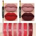 6Pcs Red Lip Liner and Lipstick Lip Stain Gift Set - Long Lasting Matte Color Stay - 24 Hour Wear - 6 Count Pack - DNM Dark Deep Red Nude - For Women - Buy Online on GoSupps.com