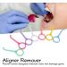 10-Part Aligner Remover Tool | Small Size for Easy Use | Essential for Oral Care Braces Retainers & Invisible Braces | Dental Cleaning Aid - Buy Online on GoSupps.com