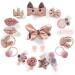 Buy Karlor 18-Piece Girls Hair Clips Set - Star Crown & Flower Hairpins for Toddlers | Perfect Gift for Baby Girls - Buy Online on GoSupps.com