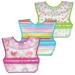 Green Sprouts Snap & Go Wipe Off Bibs 9-18 Months 3 Pack
