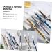 ULTECHNOVO 2 Sets 4pcs Nano Toothbrush Care Tool - Replacement Head & Travel Silica Gel Toothbrush | International Shipping Available - Buy Online on GoSupps.com