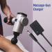 24V/25V Massage Gun Charger Adapter | Deep Tissue Massager Power Cord | AC/DC Charger for Fascia Gun (Not for 12V/16.8V Models) - Buy Online on GoSupps.com