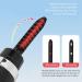 Qukaim Heated Lash Curler Heated Eyelash Curler Professional Intelligent Electric Lash Curler 3 Gears Temperature Rechargeable Black - Buy Online on GoSupps.com