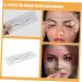 Healeved Eyebrow Ruler 10pcs Eyebrow Design Ruler Tools Eyebrow Shaping Ruler Drawing Tool Shape Disposable - Buy Online on GoSupps.com