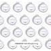 Personalized Ibera Cat Gifts | Engraved Name Collar & Address Tag for Medium to Large Cats - Round Shape White - Buy Online on GoSupps.com