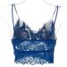 Shop Haiorziyou Sport BH for Big Breasts - Sexy Strappy Crop Top for Women & Teens - Boho Tank Bustier Neckholder - Plus Size XXL Blue - Buy Online on GoSupps.com