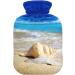 Naanle Sea Beach Mussel Hot Water Bottle - 1L Transparent Heat Bottle for Bed Hand & Foot Warmer | Pain Relief & Cold Therapy - Buy Online on GoSupps.com