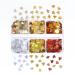Maple Leaf Nail Glitter Sequins - 3D Holographic Fall Leaves Nail Art Flakes - 6 Colors Laser Autumn Decals for Acrylic Nails - DIY Crafts - Buy Online on GoSupps.com