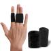 Sport Finger Splints Set - 2PCS - Pain Relief for Arthritis Inflammation Tendonitis & Athletic Stress Plastic Wrap for Support & Compression Assorted Size - Single Double Fingers