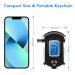 Professional-Grade Breathalyzer with LCD Display and Audible Alarm | Portable Alcohol Tester for Drivers - 10 Mouthpieces Included - Buy Online on GoSupps.com