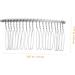 POPETPOP 20 Wire Hair Side Combs Metal Bridal Hair Comb Veil Clip Wedding Veil Combs Wire Side Comb Bridal Veil Comb Metal Wide Tooth Comb Wedding Hair Comb Hair Combs Headband Miss Chic - Buy Online on GoSupps.com