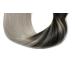 Vario Hair Tape Extensions - 20pcs Balayage Ombre Human Hair Natural Black to Silver Gray 14 Inch Remy Silk Straight Double Tape Skin Weft - Buy Online on GoSupps.com