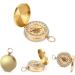 Buy Mitening Portable Brass Compass | Waterproof Classic Pocket Compass for Outdoor Adventures - Buy Online on GoSupps.com