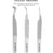 GMI Lash Tweezers - Set of 3 Fiber Tip Stainless Steel Extension Tweezers - Buy Online on GoSupps.com