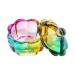 Nails Art Glass Dappen Dish Crystal Glass Dish Nails Art Dappen Dish With Lid Heart Shaped Liquids Crystal Cup Multi-color