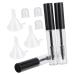 Didiseaon 3 Sets Mascara Tube Funnel Empty Eyeliner Tube Cosmetic Containers Accessories Straight Hair Plastic