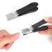 Nekoo Nail Clippers for Thick Nails - Ultra Sharp Curved Trimmer for Adults - Mid-Matting Black - Buy Online on GoSupps.com