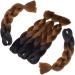 SEGO 5 Pieces Ombre Braiding Hair Extensions - 24 Black & Brown Crochet 2 Tones | International Shipping - Buy Online on GoSupps.com