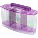 Aquarium Fish Tank Transparent Aquarium Fish Tank LED Acrylic Three Divisions Breeding Isolation Box for Small Fishes Mini Breeding Fish Tank (Purple) - Buy Online on GoSupps.com