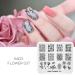 Nail Art Stamp Plate - Floral Rose Multi-Pattern for DIY Nail Decoration | FL037 - Buy Online on GoSupps.com