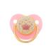 Buy Day & Night Krone Baby Schnuller - Soft Pink Nipple Pacifier for Newborns | Premium Quality Gold Baby Dummy International Shipping Available - Buy Online on GoSupps.com