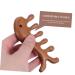 Healeved 5-St Fish-Shaped Ergonomic Massage Comb - Portable Acupuncture Tool for Head and Scalp - Ideal Wooden Comb for Women - Buy Online on GoSupps.com
