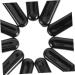Baluue 300 Pcs Mini Eyeshadow Swab Eye Makeup Lip Scrub Brush Eyelash Spoolie Black Plastic - Buy Online on GoSupps.com