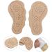 2 Pairs Marmerdo Heel Gel Insoles for High Heels - Non-Slip Cushions for Front Foot Pad - Beige 8X4.3CM - Buy Online on GoSupps.com