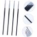 Baluue 4pcs Fine Eyeliner Brush Make up for Face Eyebrow Liner Brush Eye Tool Brush Black Fiber - Buy Online on GoSupps.com