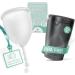 Mammacita Menstrual Cup L - Soft Silicone for Regular & Strong Periods | Eco-Friendly Washable Alternative to Tampons - 1 Pack - Buy Online on GoSupps.com