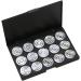 TOVINANNA Travel Cosmetic Case 2pcs 15 Empty Cosmetic Eye Shadow Magnetic Eyeshadow Empty Eyeshadow Palette Travel Cosmetic Box - Buy Online on GoSupps.com