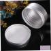 SOESFOUFU Box Travel Jar Cosmetic Containers Toiletry Containers Empty Cream Jar Mineralized Makeup Travel Containers for Toiletries Candy Container Label Containers with Lids Cosmetic Jars medium Silver - Buy Online on GoSupps.com