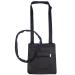 Urinary Drainage Bag Holder with Internal Fixation Buckle Adjustable Shoulder Strap Black