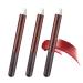 Lip Brush Lip Smudge Brushes Lipstick Brush with Tubes 3PCS Lip Gloss Applicator Wands Lip Brushes Multi-purpose Lip Makeup Brush Eyeshadow Brush Concealer Brush Lip Gloss Wands Applicator Tool Kits Brown Brushed