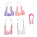Lot de 5 Pince-nez en Silicone Invisible pour Hommes et Femmes Correcteur de Nez Amincissant et Rehausseur D ar te Nasale Utilisation Jour et Nuit Couleurs Vari es Appareil