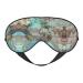 Cartoon World map Eye mask Soft Elastic and Adjustable Nighttime Comfort Sleeping mask Suitable for Both Men and Women