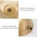Commercial Washout High Efficiency Urinal Wall Mounted Smart Sensor Urinals Household Stainless Steel Men's Urinalsgold Color Suitable for Use in Homes Hotels Schools (B) - Buy Online on GoSupps.com