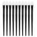Buy 10pcs Silicone Makeup Brush Set - Soft Reusable Long Lasting Eyeshadow & Lip Brushes for Perfect Application - International Shipping Available - Buy Online on GoSupps.com