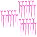 Housoutil 30 Pcs False Eyelash Y-Shaped Brush Lash Lift Separator Eyelash Spoolie Eyelash Extension Lash Perm Brush Lash Separator Make up Kit Pv Material Lifting Rod Fake Eyelashes