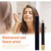 Eyeshadow Stick Shiny Two-Color Waterproof Long-Lasting Shimmer Shadow Stick Easy to Color Modifies The Eyes for Women Sillervan B - Buy Online on GoSupps.com
